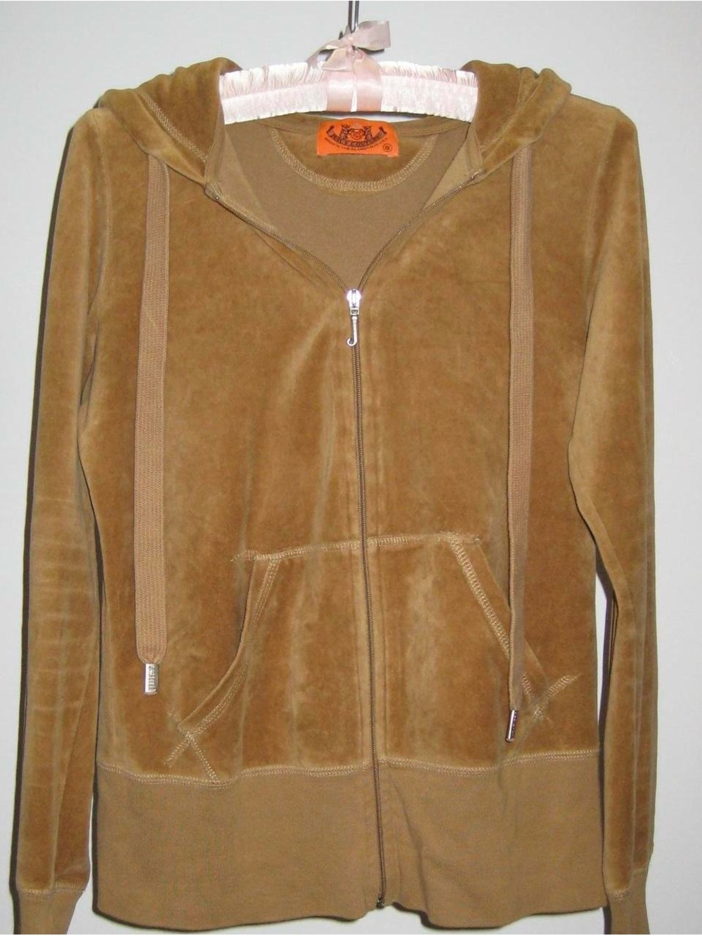 Juicy Couture velour zip up hoodie